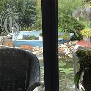 Ansicht aus dem Wintergarten